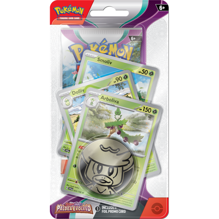 Pokemon TCG: Paldea Evolved Premium Checklane - Arboliva