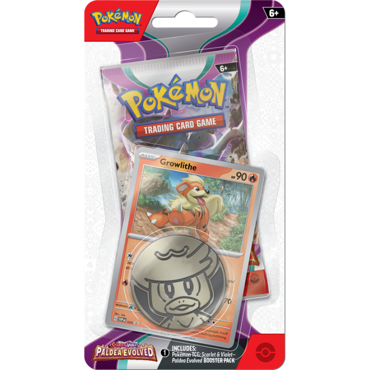 Pokemon TCG: Paldea Evolved Checklane - Growlithe