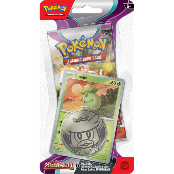Pokemon TCG: Paldea Evolved Checklane - Smoliv