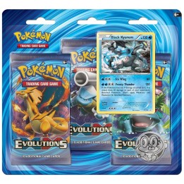 Pokemon TCG: XY Evolutions 3-pack - Black Kyurem