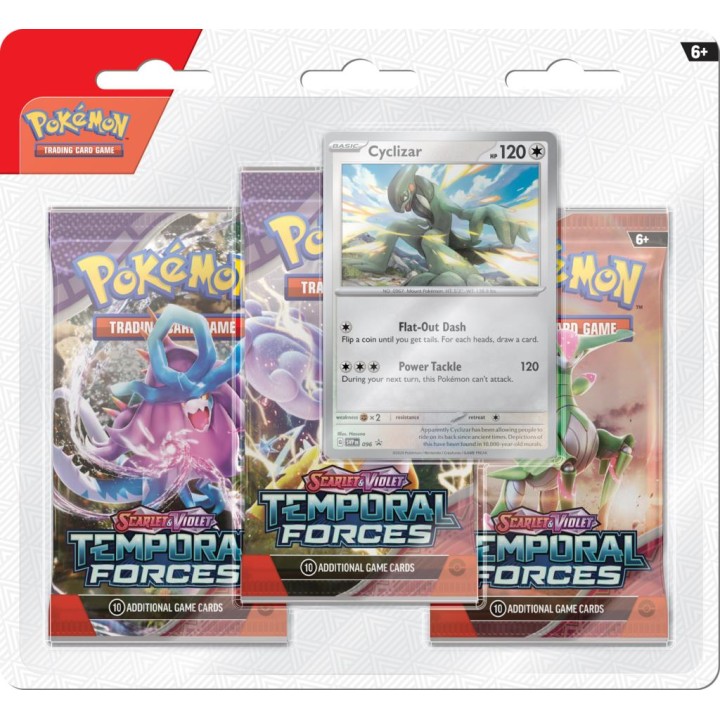 Pokemon TCG: Temporal Forces - 3-pack - Cyclizar