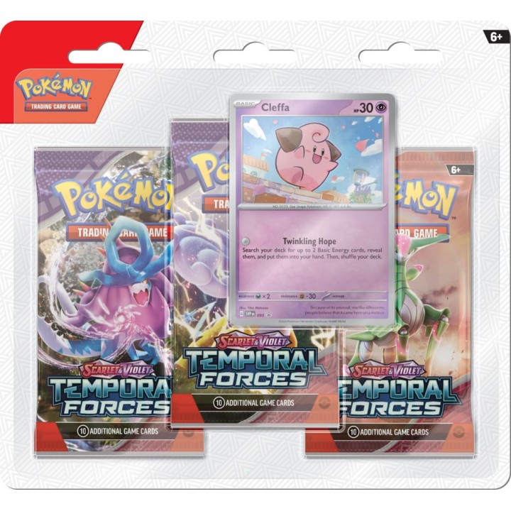 Pokemon TCG: Temporal Forces - 3-pack - Cleffa