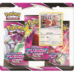 Pokemon TCG: Fusion Strike 3-pack - Eevee