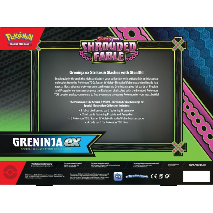 Pokemon TCG: Shrouded Fable - Greninja ex - Special Illustration Collection
