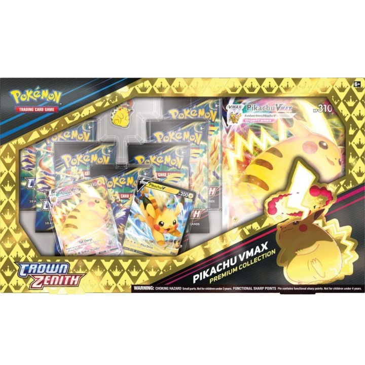 Pokémon TCG: Crown Zenith - Pikachu VMAX Box PIN LIMITED