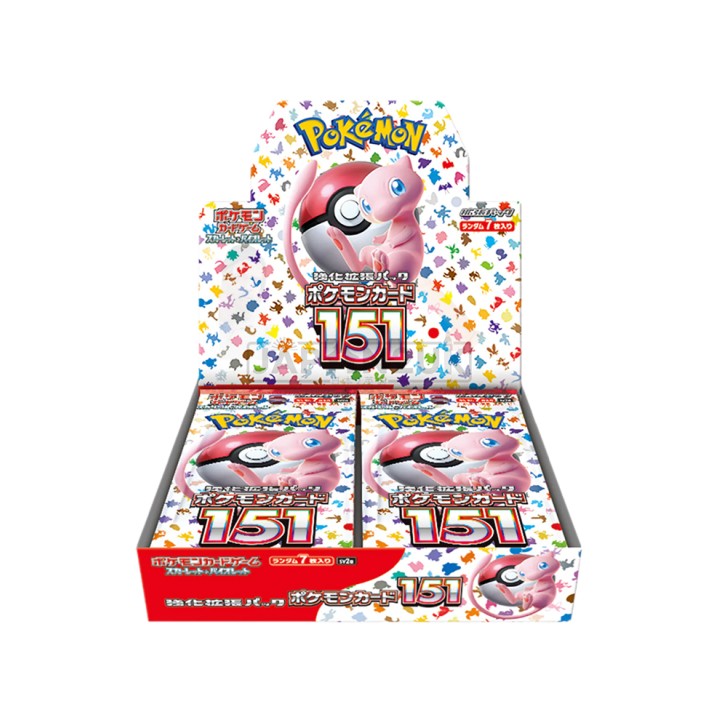 Pokémon 151 Booster Box - JAPAN - produkt kolekcjonerski