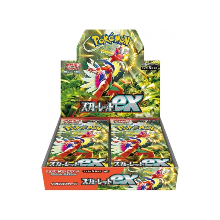 Pokémon Scarlet ex Booster Box - JAPAN - produkt kolekcjonerski