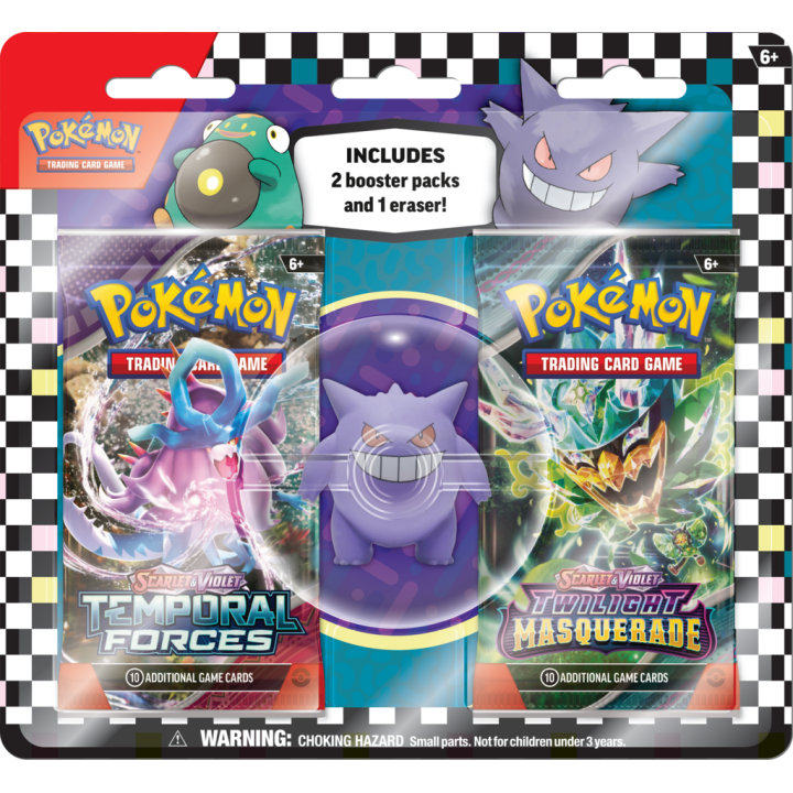 Pokémon TCG: Back to School - Eraser Blister (2024) - Gengar