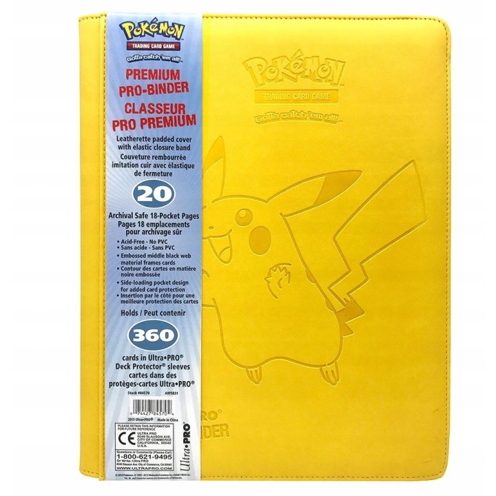 POKEMON: Premium PRO-Binder PIKACHU