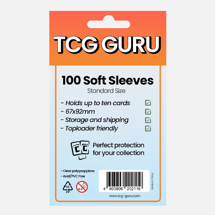 TCG Guru Soft Sleeves - koszulki miękkie 100 szt.