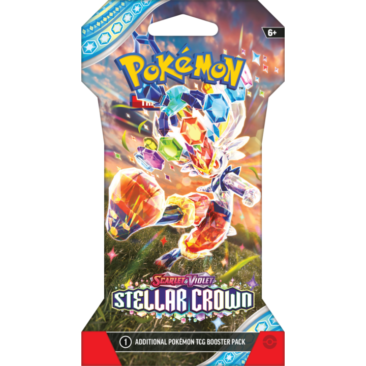 Pokemon TCG: Stellar Crown Sleeved Booster