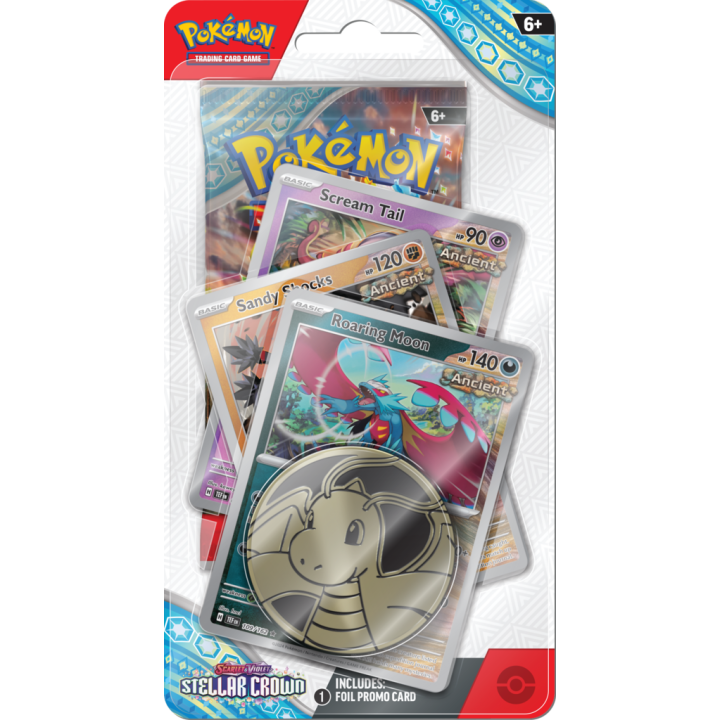 Pokemon TCG: Stellar Crown Premium Checklane - Roaring Moon