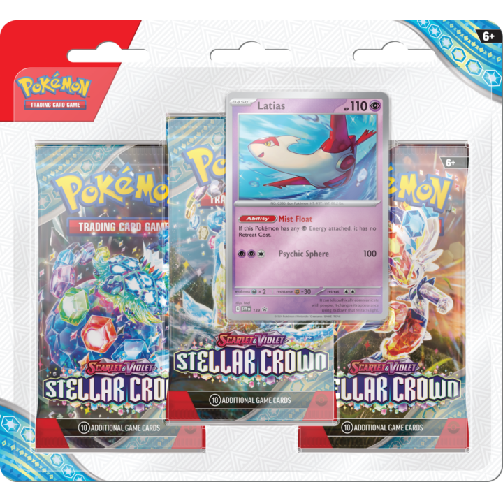 Pokemon TCG: Stellar Crown 3-pack - Latias