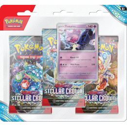 Pokemon TCG: Stellar Crown 3-pack - Tinkaton