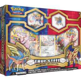Pokemon TCG: True Steel - Premium Figure & Pin Collection Zacian