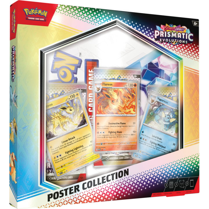 Pokemon TCG: Prismatic Evolutions Poster Collection