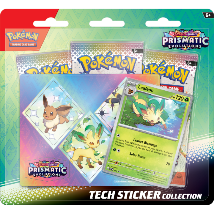 Pokemon TCG: Prismatic Evolutions Tech Sticker - Leafeon