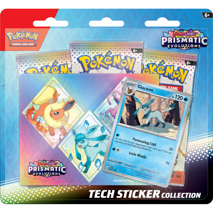 Pokemon TCG: Prismatic Evolutions Tech Sticker - Glaceon