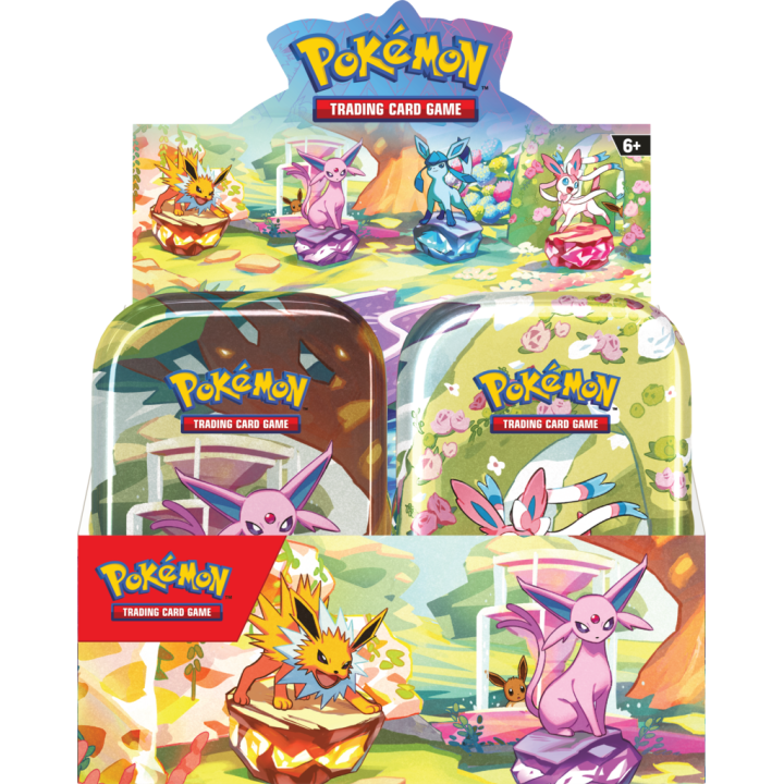 Pokemon TCG: Prismatic Evolutions Mini Tin - DISPLAY