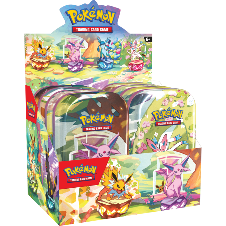 Pokemon TCG: Prismatic Evolutions Mini Tin - DISPLAY