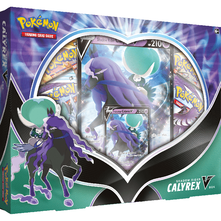 Pokemon TCG: V Box Shadow Rider Calyrex V Box