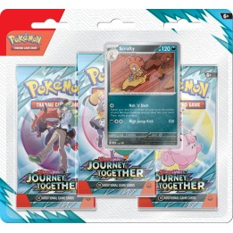 Pokémon TCG: Journey Together 3-pack - Scrafty