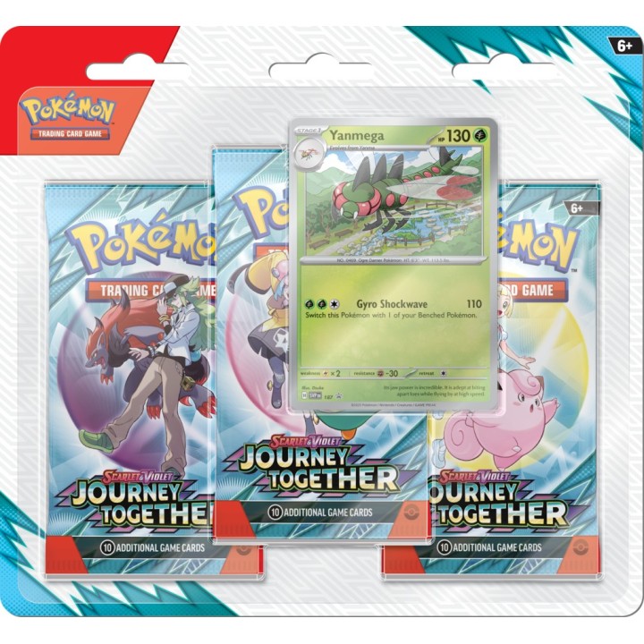 Pokémon TCG: Journey Together 3-pack - Yanmega