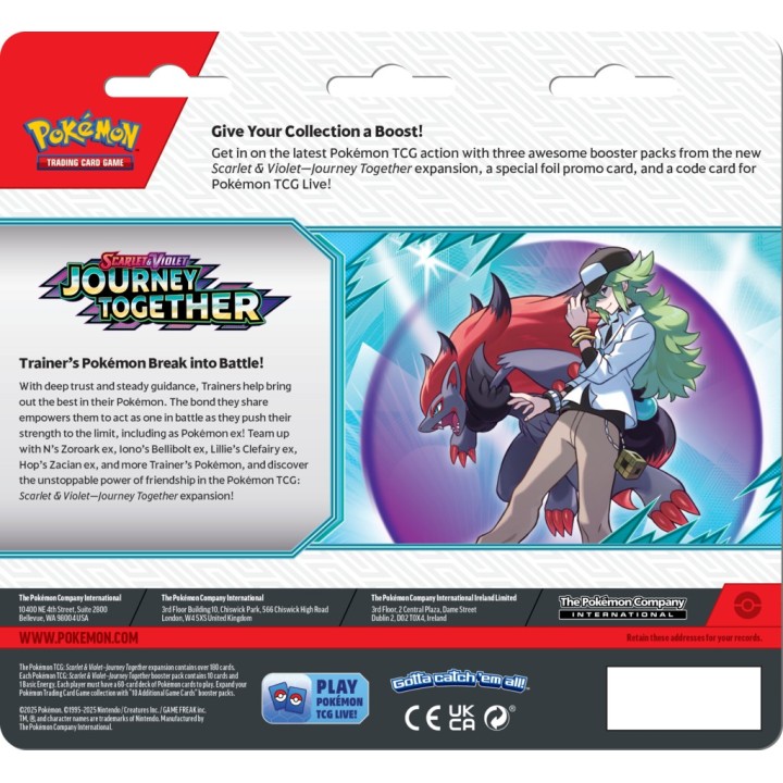 Pokémon TCG: Journey Together 3-pack - Yanmega