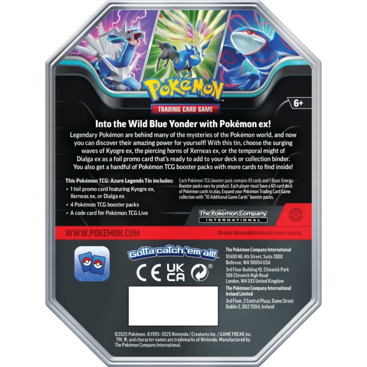Pokémon TCG: Spring Azure Legends Tin – Xerenas ex