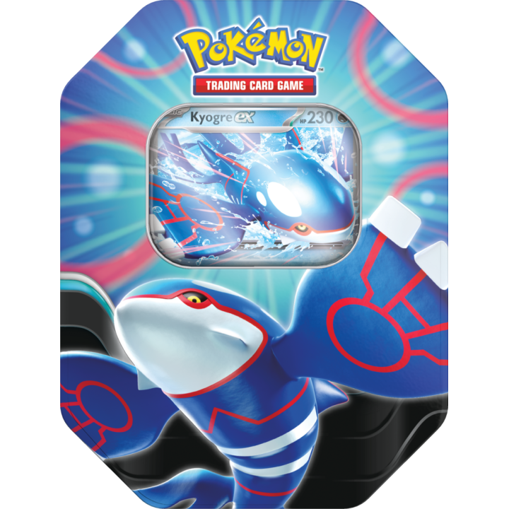 Pokémon TCG: Spring Azure Legends Tin – Kyogre ex