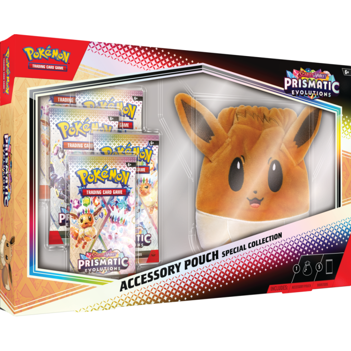 Pokemon TCG: Prismatic Evolutions - Accessory Pouch Special Collection