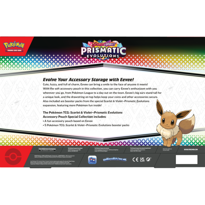 Pokemon TCG: Prismatic Evolutions - Accessory Pouch Special Collection