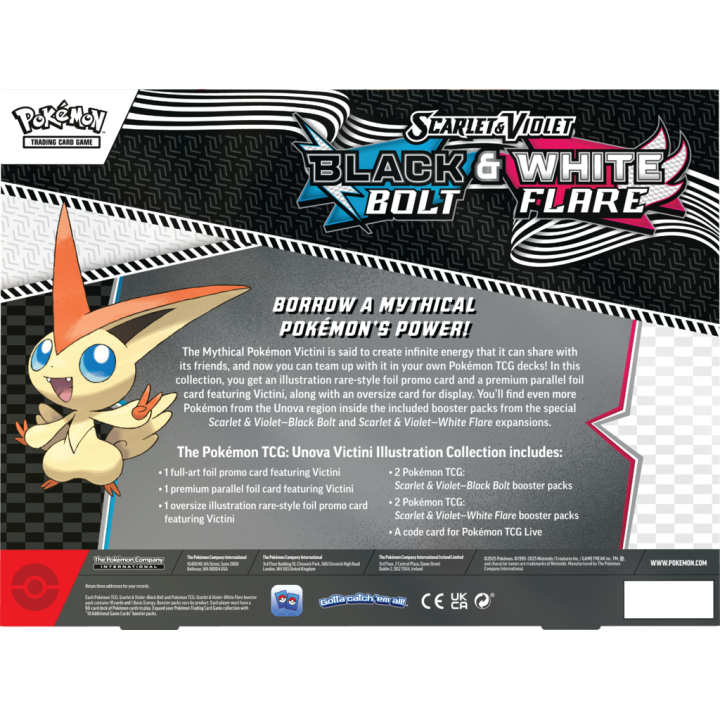 Pokémon TCG: White Flare & Black Bolt - Unova Victini Illustration Collection
