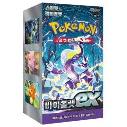 Pokémon Violet ex Booster Box - KOREA - produkt kolekcjonerski