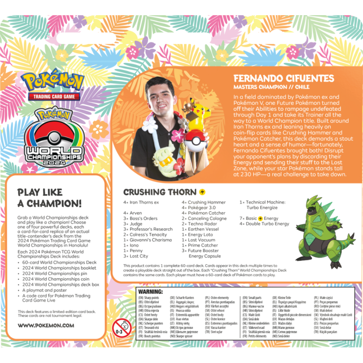 Pokémon TCG: World Championships Deck 2024 - Crushing Thorn