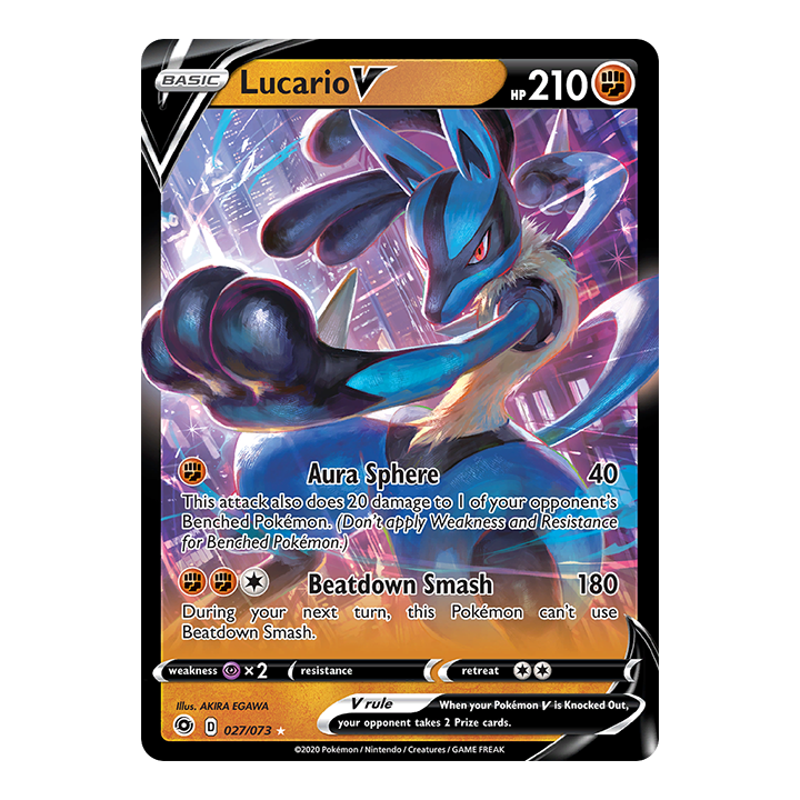 Pokemon TCG - V Forces Spring Tin - Lucario V
