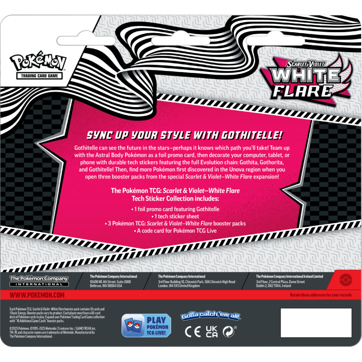 Pokémon TCG: White Flare - Tech Sticker - Gothitelle