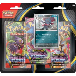 Pokémon TCG: Phantasmal Flames - 3-Pack - Weavile