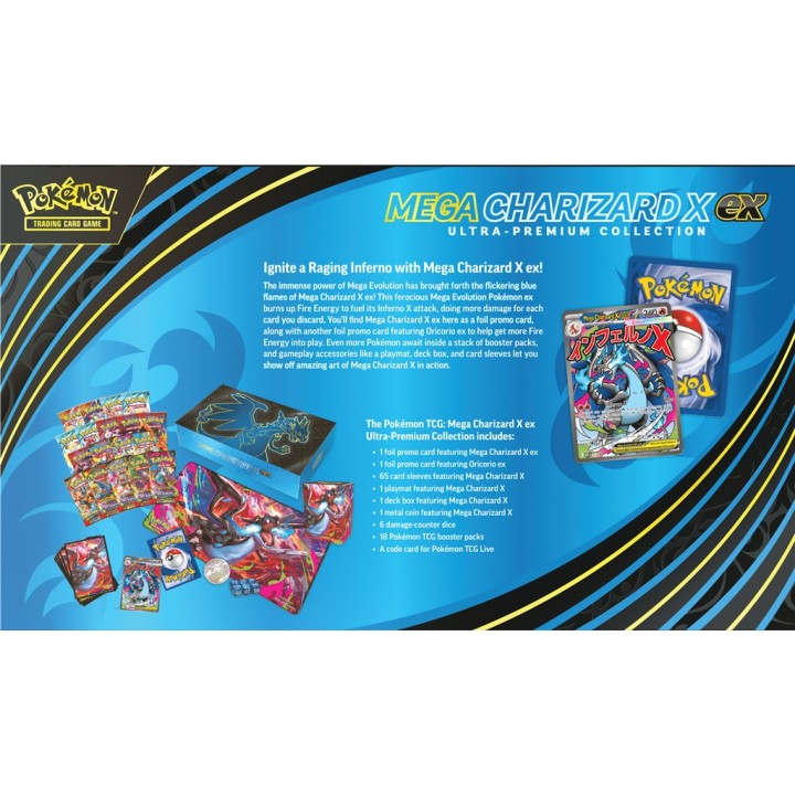 Pokémon TCG: Mega Charizard X ex - Ultra-Premium Collection