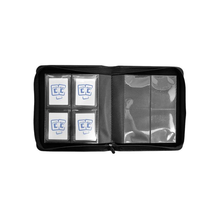 TCG Guru 4 Pocket Toploader Binder Leather – Premium