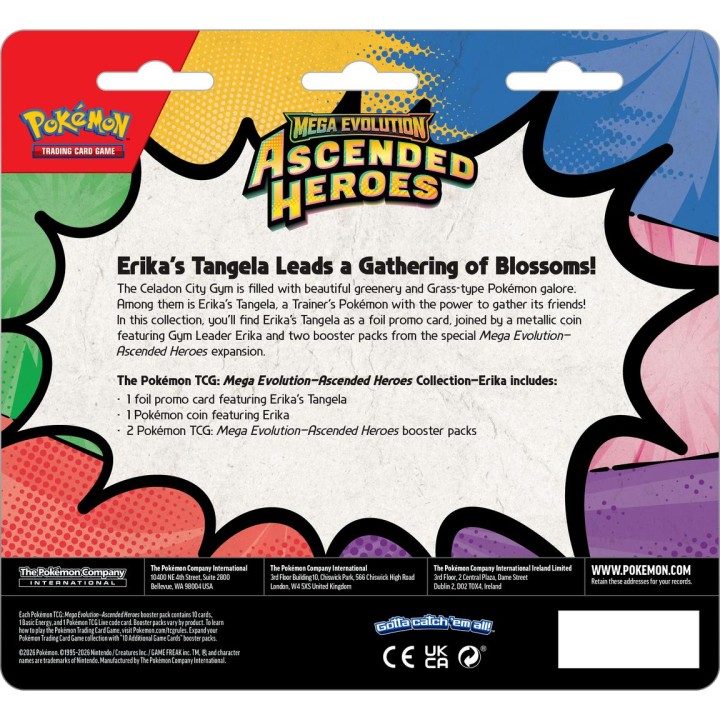 Pokémon TCG: Ascended Heroes - Trainer's 2-pack Blister - Erika's Tangela
