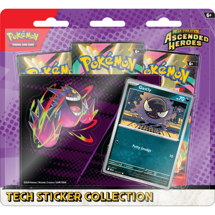 Pokémon TCG: Ascended Heroes - Tech Sticker - Gastly / Mega Gengar