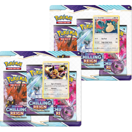 Pokémon TCG: Chilling Reign 3-pack Blister - KOMPLET