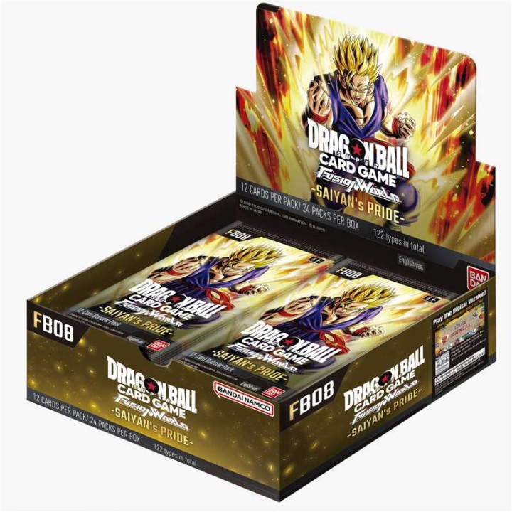Dragon Ball Super CG: Fusion World - Saiyans Pride - FB08 - Booster Box