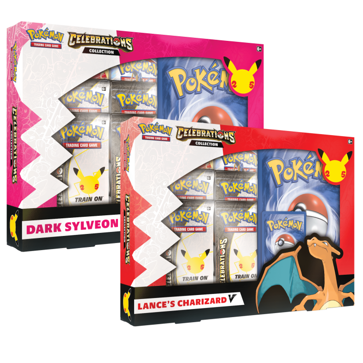 Pokemon TCG: Celebrations Charizard V + Dark Sylveon V  box