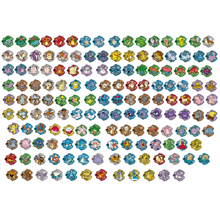 Pokemon TCG: 151 Journey Fridge Magnet Set - CHINA - produkt kolekcjonerski