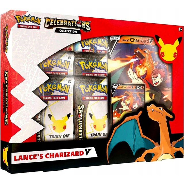Pokemon TCG: Celebrations Lance's Charizard V box