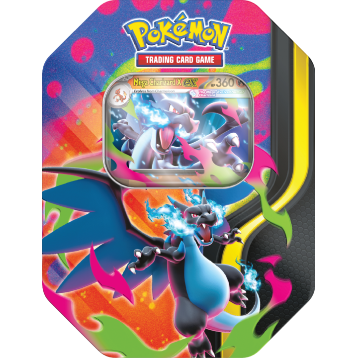 Pokémon TCG: Mega Charizard X ex Tin