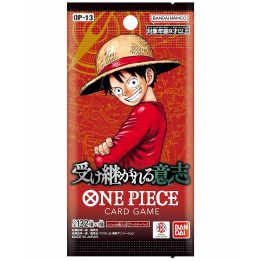 One Piece Card Game: Carrying on his Will [OP-13] - Booster  - JAPAN - produkt kolekcjonerski