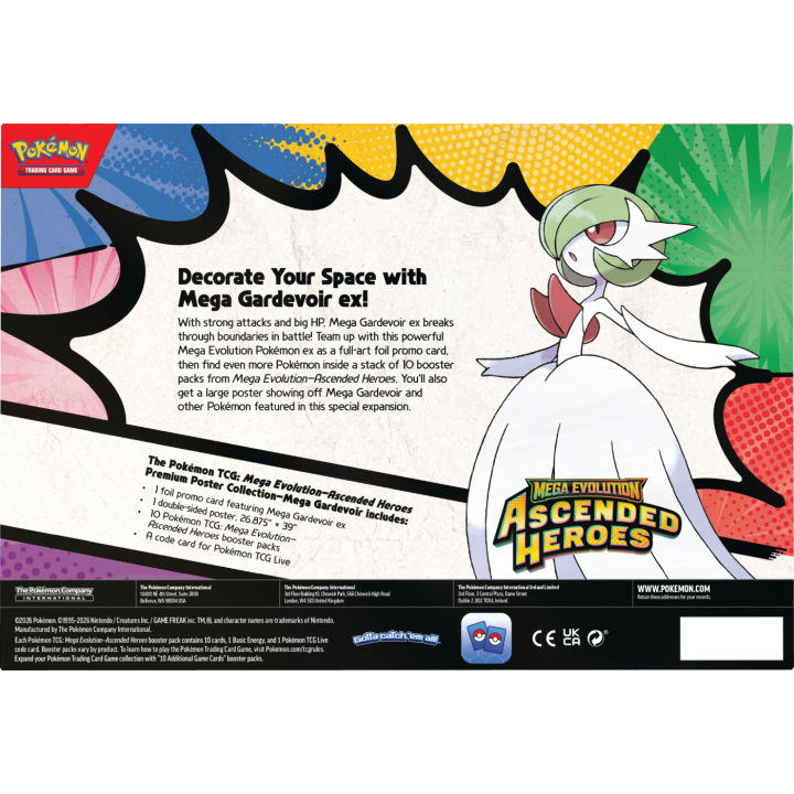 Pokémon TCG: Ascended Heroes - Premium Poster Collection - Mega Gardevoir